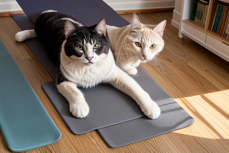 Seitenansicht der Standhaltung beim Pilates zuhause zur Verbesserung von Haltung und Rückenprävention