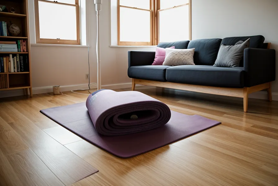 Füße in Pilates-Socken während einer Rumpfstabilisations-Übung für den Rücken