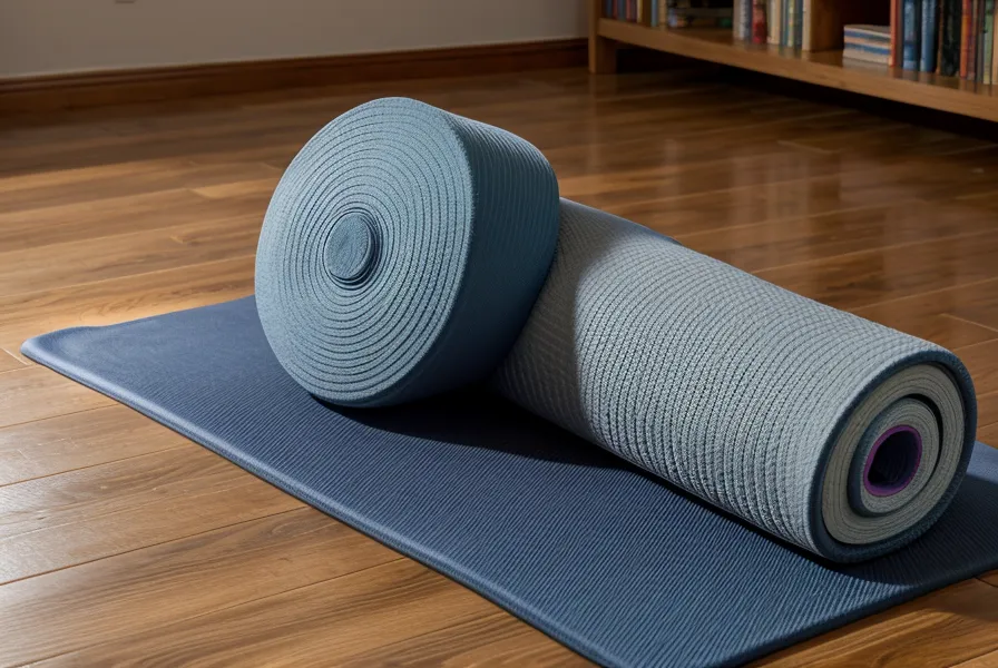 Frau mobilisiert die Wirbelsäule Wirbel für Wirbel beim Pilates für mehr Geschmeidigkeit nach dem Sitzen